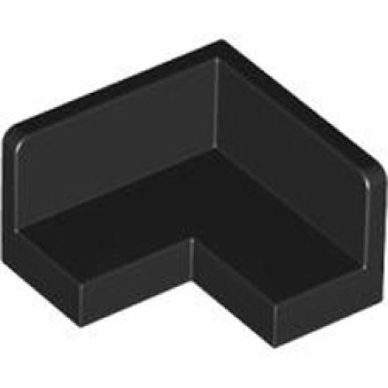 Wall Element 2x2 Corner Black