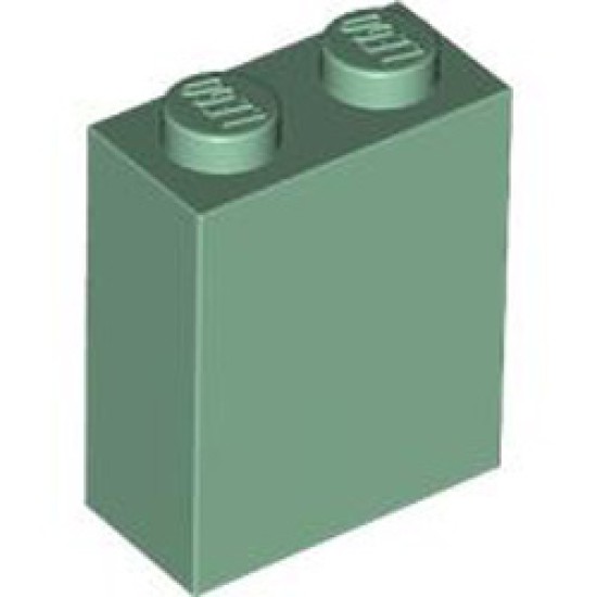 Brick 1x2x2 Sand Green