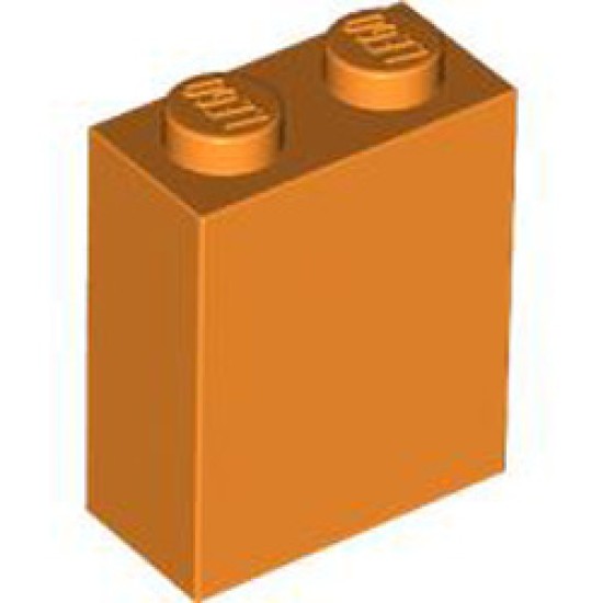 Brick 1x2x2 Bright Orange