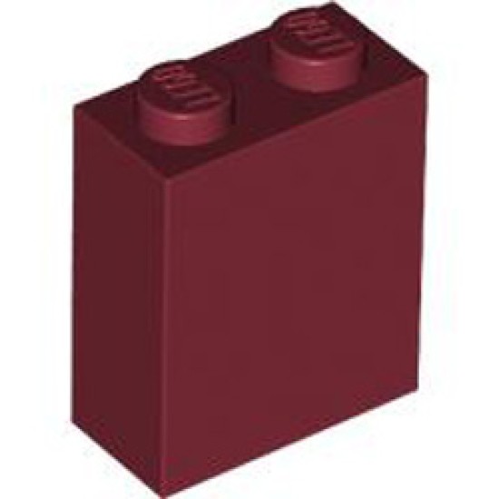 Brick 1x2x2 Dark Red