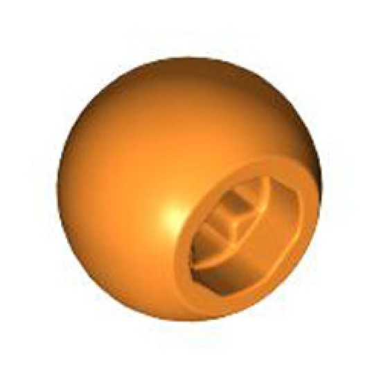 Ball 10.2 with Cross Hole Bright Orange