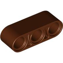 Technic 3M Beam Reddish Brown