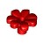 Flower with 3.2 Shaft 1.5 Hole Number 1 Bright Red