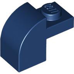 Brick with Arch 1x1x1 1/3 Earth Blue