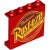 Wall Element 1x4x3 Number 2 Bright Red