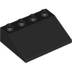 Roof Tile 3x4/25 Degree Black