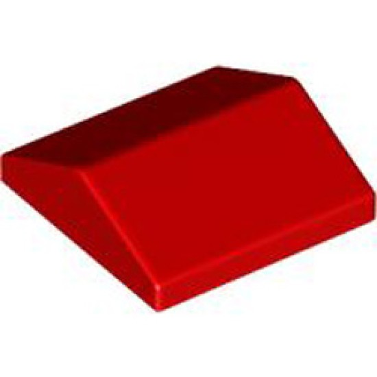 Ridged Tile 2x2/25 Degree Bright Red