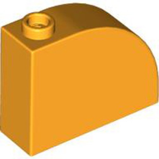 Bow Brick 1x3x2 Flame Yellowish Orange