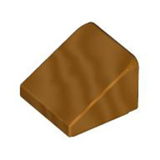 Roof Tile 1x1x2/3 Number 1 Gold Ink