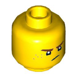 Mini Head Number 2257 Bright Yellow