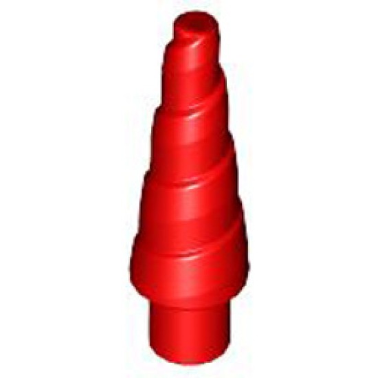 Conical Horn Diameter 3.2 Shaft Bright Red