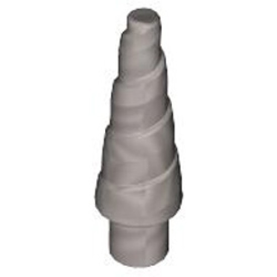 Conical Horn Diameter 3.2 Shaft Silver Metallic