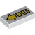 Flat Tile 1x2 Number 200 White