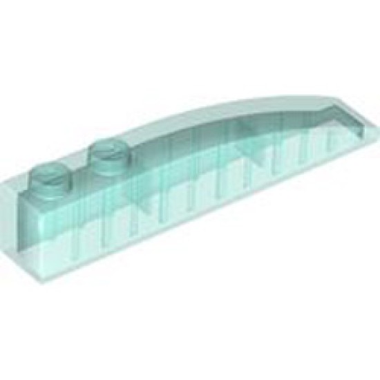 Brick 1x6 with Bow Transparent Light Blue