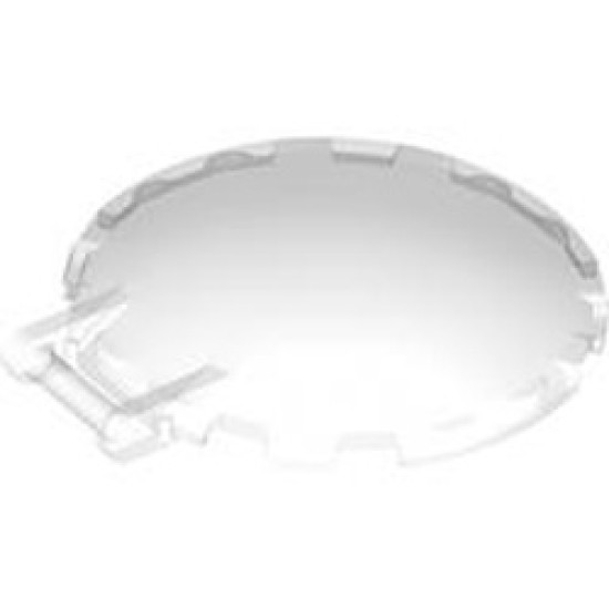 Cockpit Diameter 47.79 with Shaft Diameter 3.2 Transparent White (Clear)