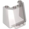 Windscreen 4x3x3 with Sharp Edge Transparent Brown