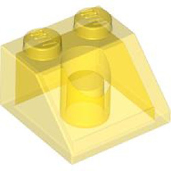 Roof Tile 2x2/45 Degree Transparent Yellow