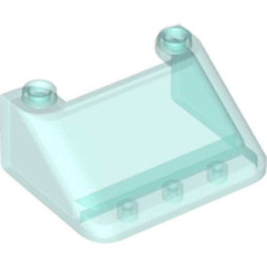 Windscreen 4x3x1 1/3 Transparent Light Blue