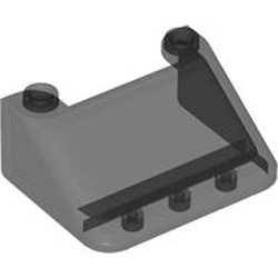 Windscreen 4x3x1 1/3 Transparent Black