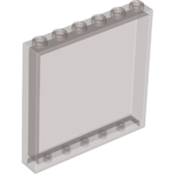 Wall Element 1x6x5 Transparent Brown