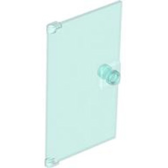 Glass Door for Frame 1x4x6 Transparent Light Blue