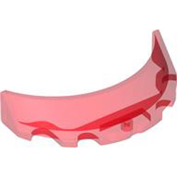 Cockpit with Bow 3x6x1 Transparent Red