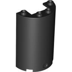Wall Element Round 5x4x2 Black