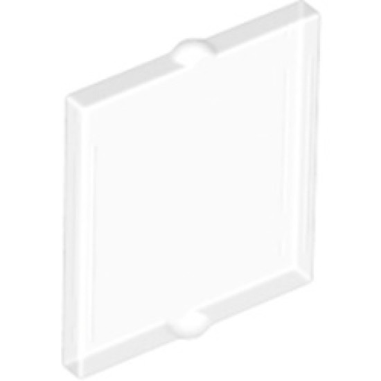 Glass for Frame 1x2x2 Transparent White (Clear)