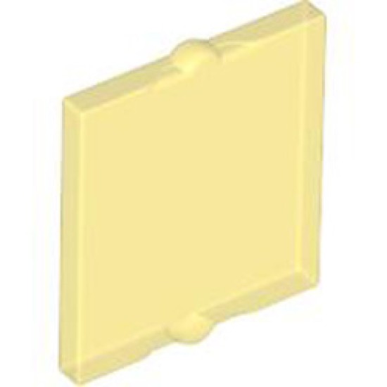 Glass for Frame 1x2x2 Transparent Yellow