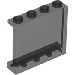Wall Element 1x4x3 Transparent Black