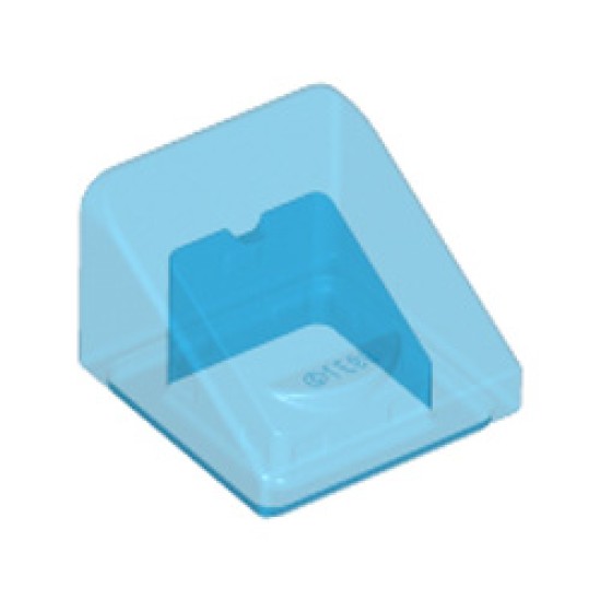 Roof Tile 1x1x2/3 Transparent Blue