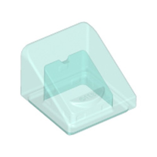 Roof Tile 1x1x2/3 Transparent Light Blue