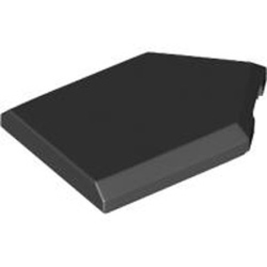 Flat Tile 2x3 with Angle Black