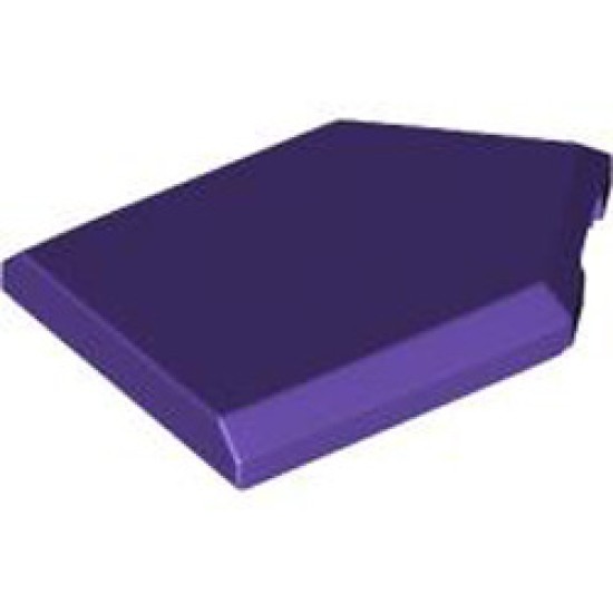 Flat Tile 2x3 with Angle Medium Lilac