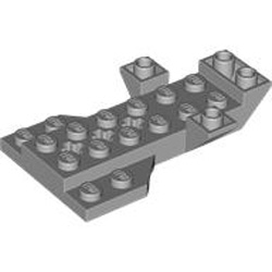 Base 4x7x1 Inverted 45 Degree Number 1 Medium Stone Grey