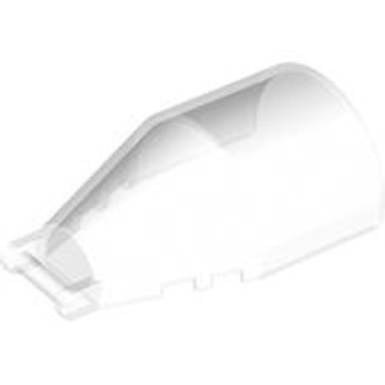 Cockpit 4x6x2 with Front Shaft Transparent White (Clear)