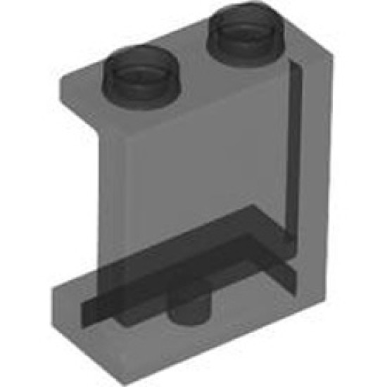 Wall Element 1x2x2 Transparent Black