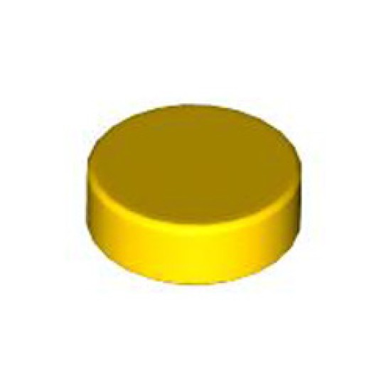 Flat Tile 1x1 Round Bright Yellow