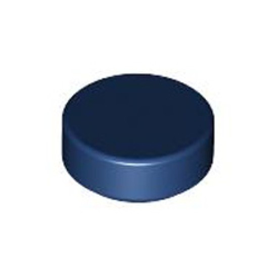 Flat Tile 1x1 Round Earth Blue