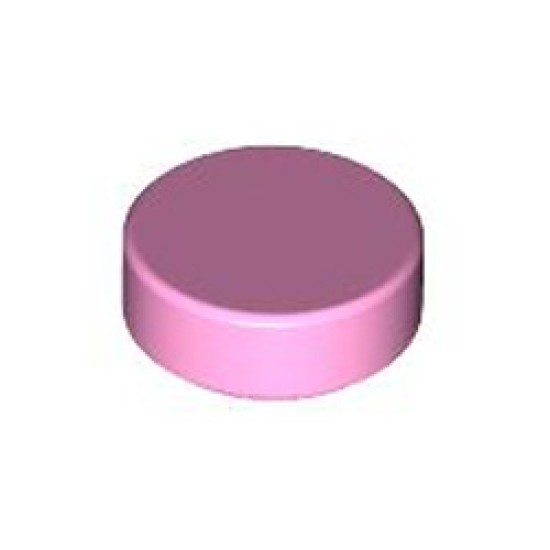 Flat Tile 1x1 Round Light Purple