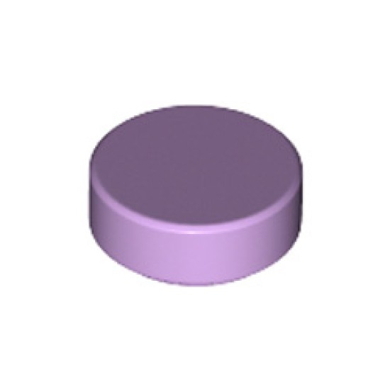 Flat Tile 1x1 Round Lavender