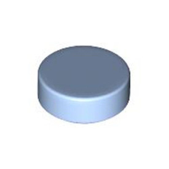 Flat Tile 1x1 Round Light Royal Blue