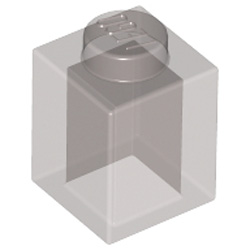 Brick 1x1 Transparent Brown