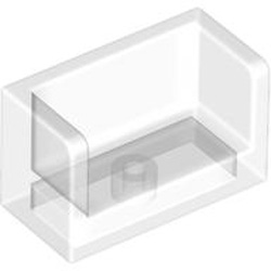 Wall Double Corner 1x2x1 Transparent