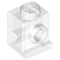 Angular Brick 1X1 Transparent