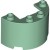 Wall 1/2 Circle 2x4x2 with Cutout Sand Green