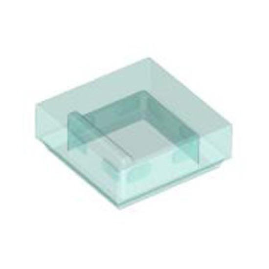 Flat Tile 1x1 Transparent Light Blue