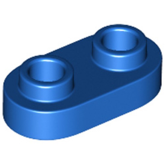 Plate 1x2 Rounded Bright Blue