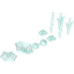 Mini Accessory Number 6 Transparent Light Blue