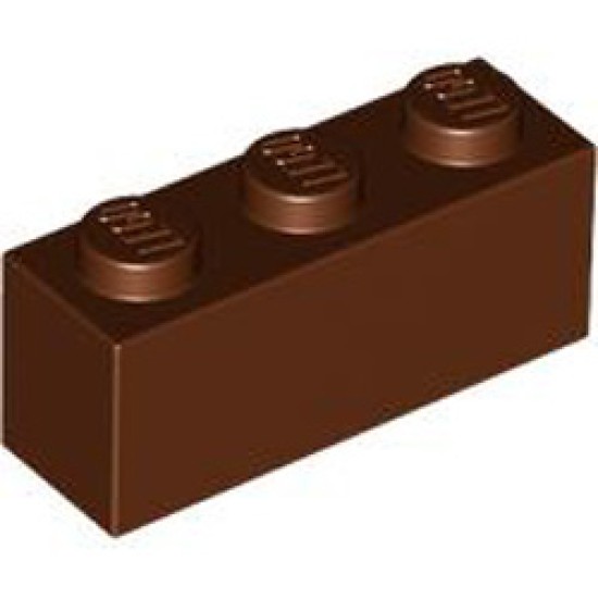 Brick 1x3 Reddish Brown